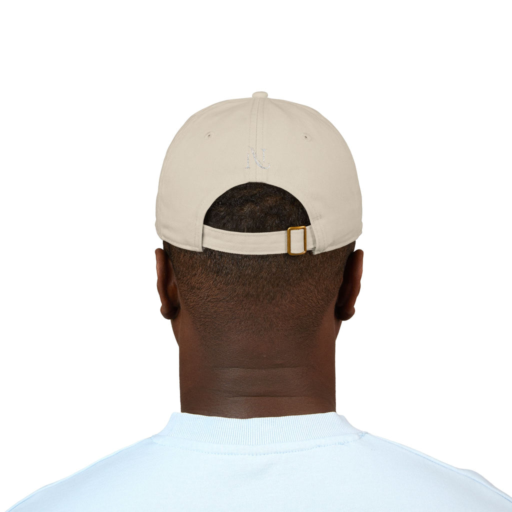 NV Embroidered Organic Baseball Cap — Minimal 'NOVAURFA' Logo