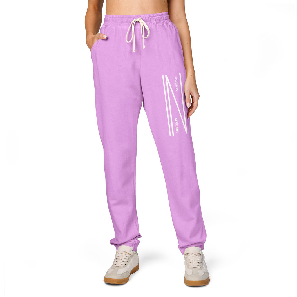 Novlan 'N' Skinny Joggers – Garment-Dyed Fleece Sweatpants