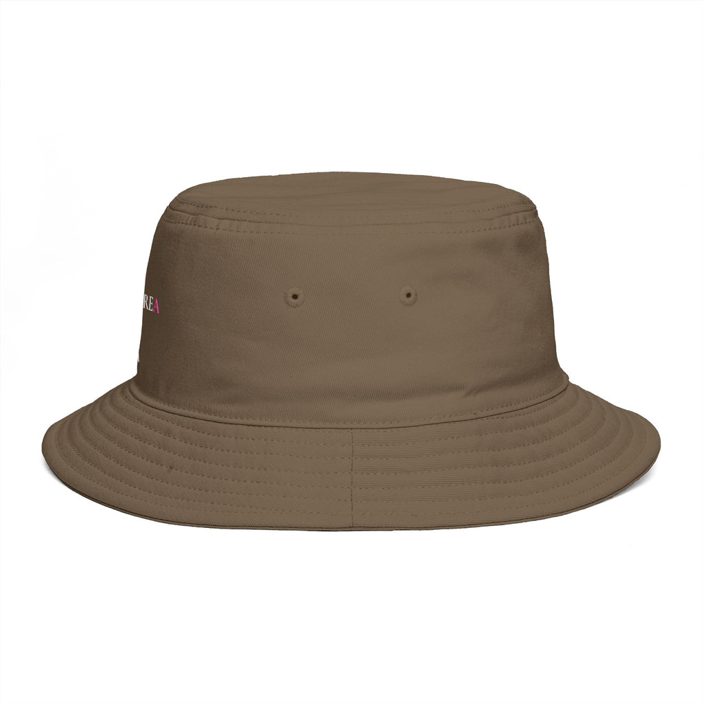 Novuarea Logo Bucket Hat – Embroidered Black Streetwear Sun Hat
