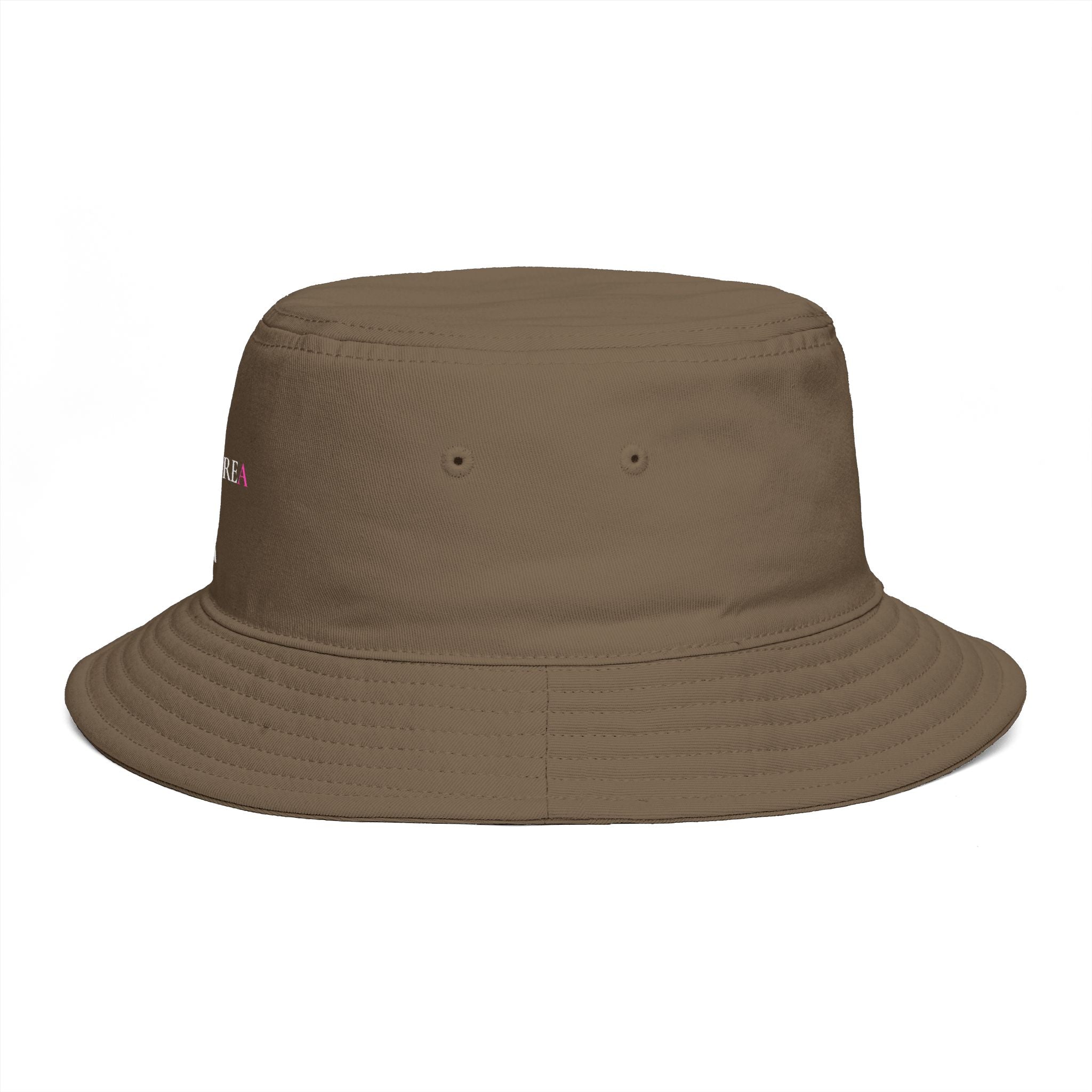 Novuarea Logo Bucket Hat – Embroidered Black Streetwear Sun Hat