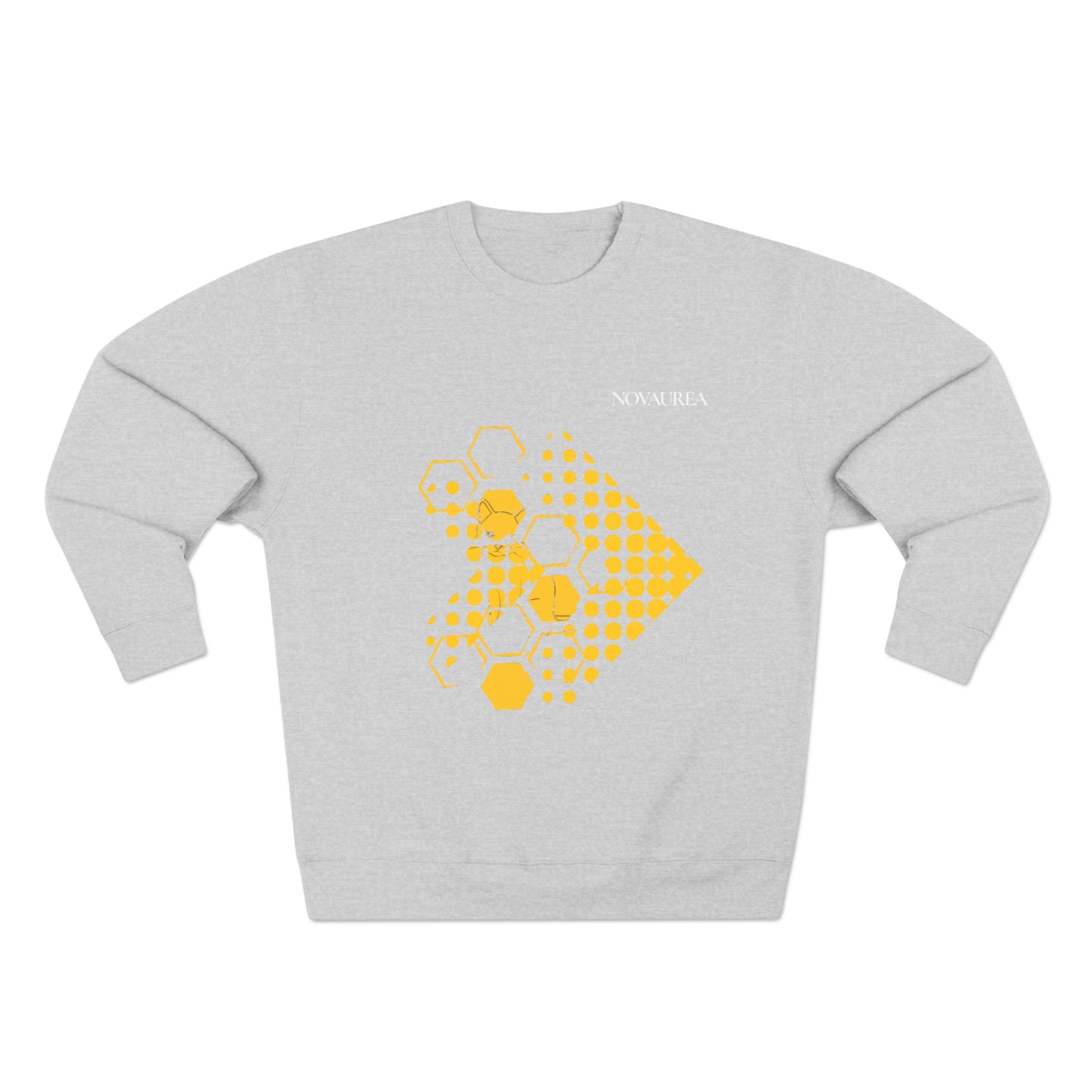 Abstract Arrow Dot Graphic Sweatshirt