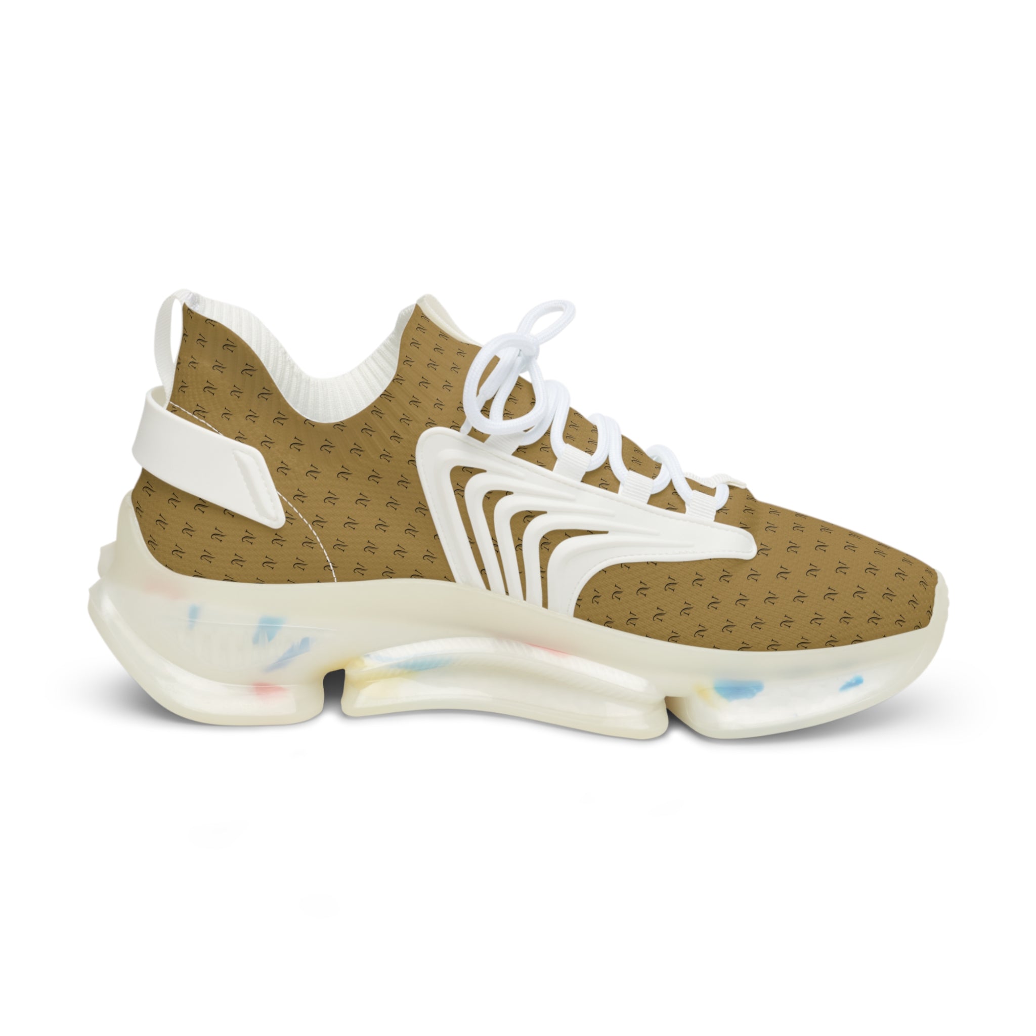 NV Men's Mesh Sneakers — Lightweight Breathable Athletic Shoes with Patterned Upper