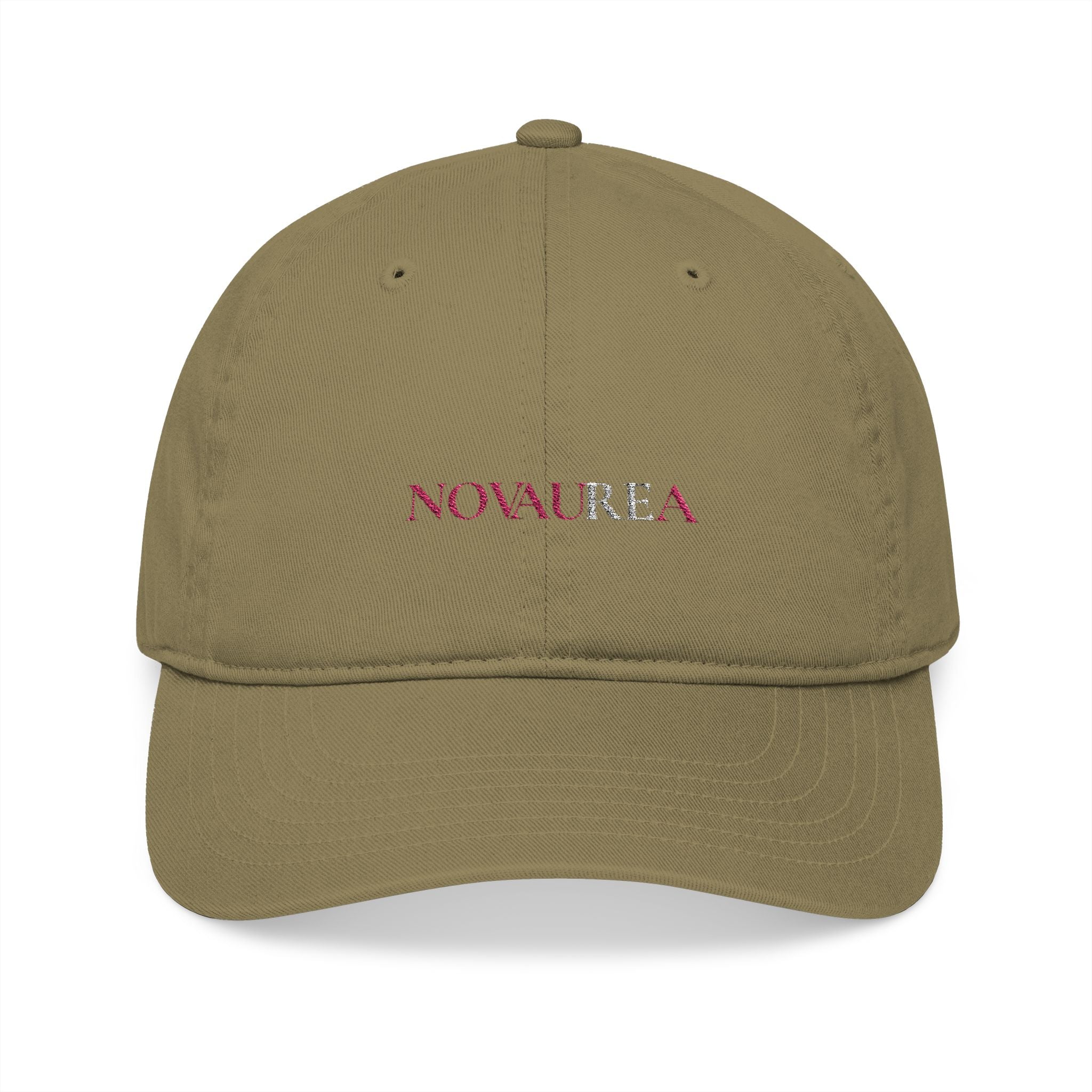 NV Embroidered Organic Baseball Cap — Minimal 'NOVAURFA' Logo