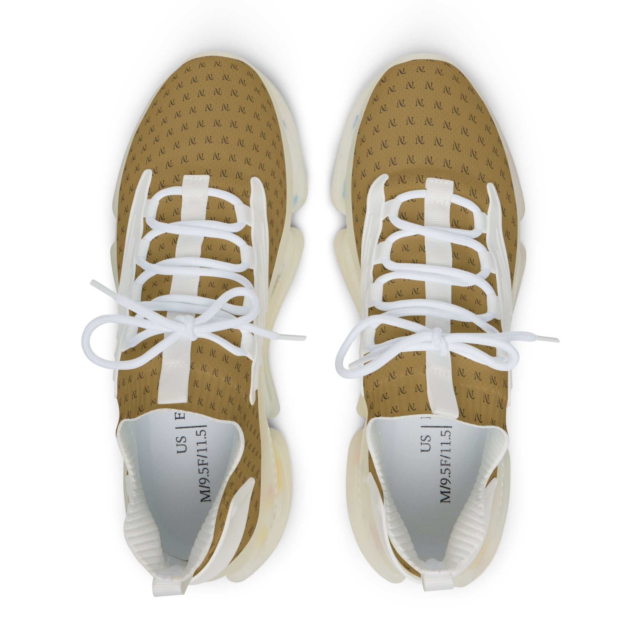 NV Men's Mesh Sneakers — Lightweight Breathable Athletic Shoes with Patterned Upper