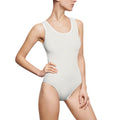 Silver One-Piece Swimsuit - Women