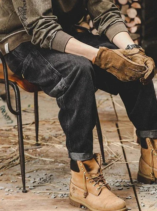 Apex Tapered Denim - Jet Black