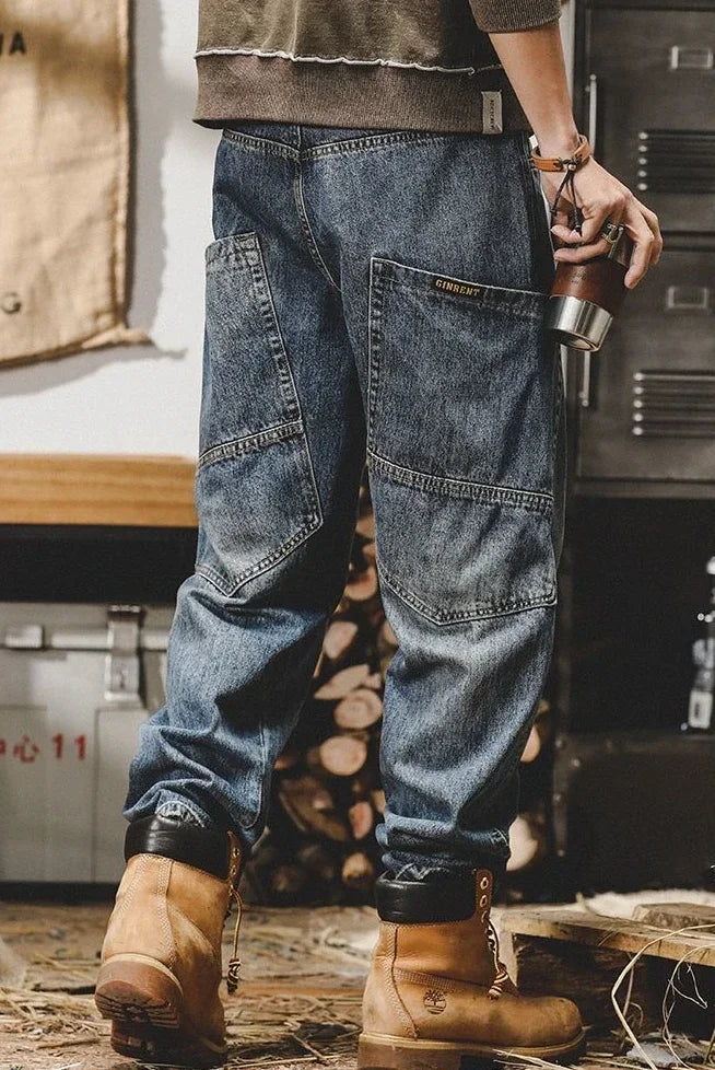 Apex Tapered Denim - Jet Black