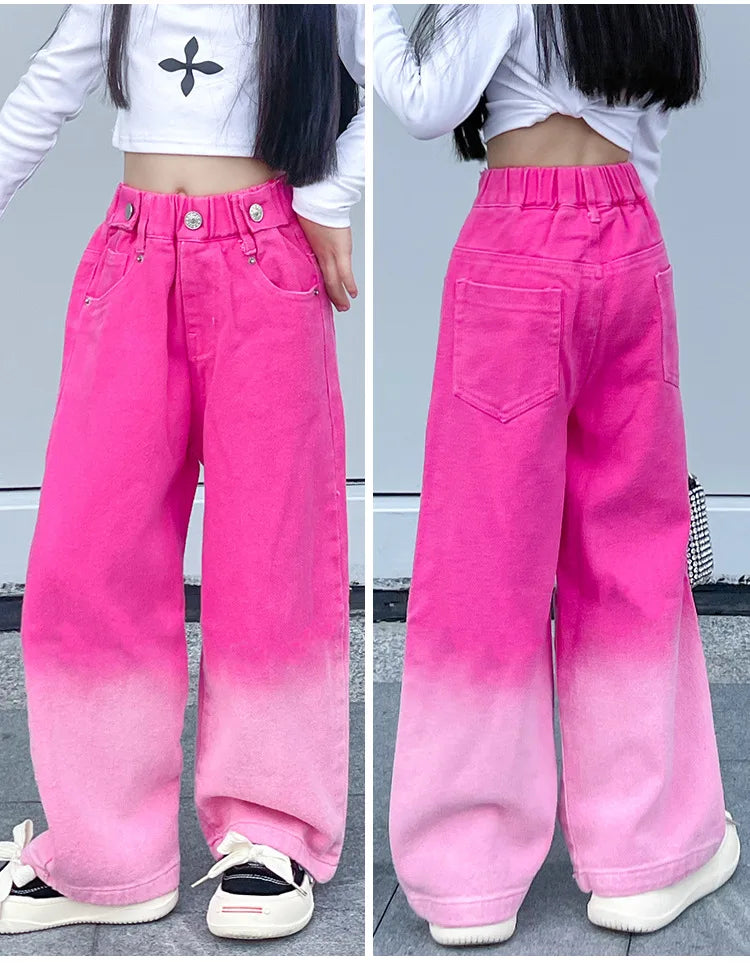 Sunset Fade Wide-Leg Jeans