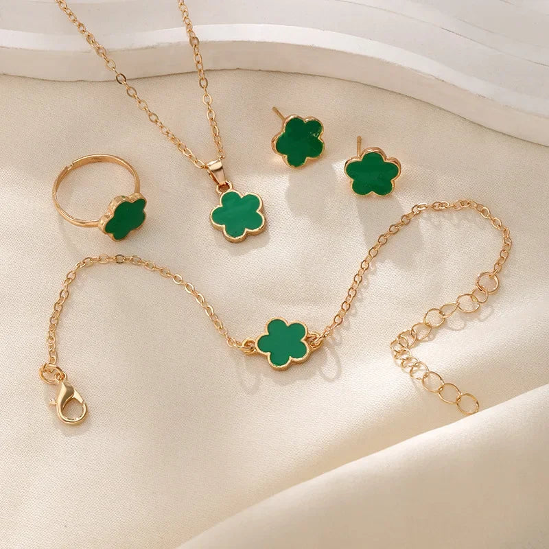 Lucky Clover Signature Set - Gold