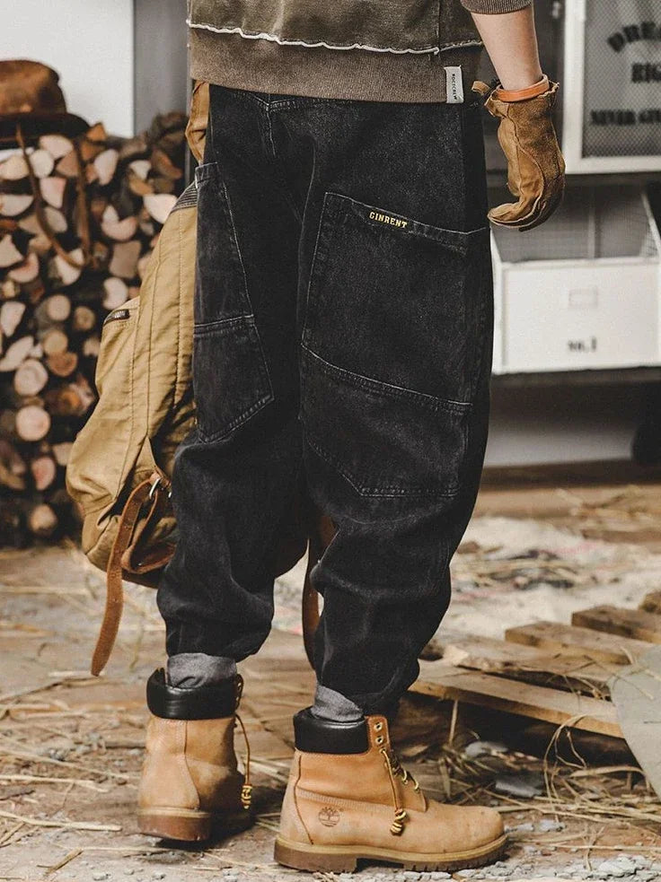 Apex Tapered Denim - Jet Black